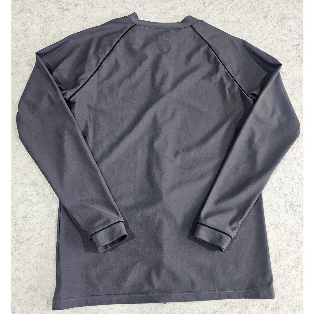Arena Rash Guard, Full Zip, Jacket, Gray, Sportswear, Surf, UPF 50+  Sz M - Picture 2 of 6